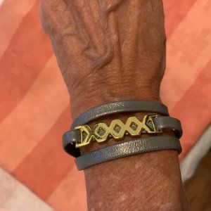 Bracelet--leather wrap